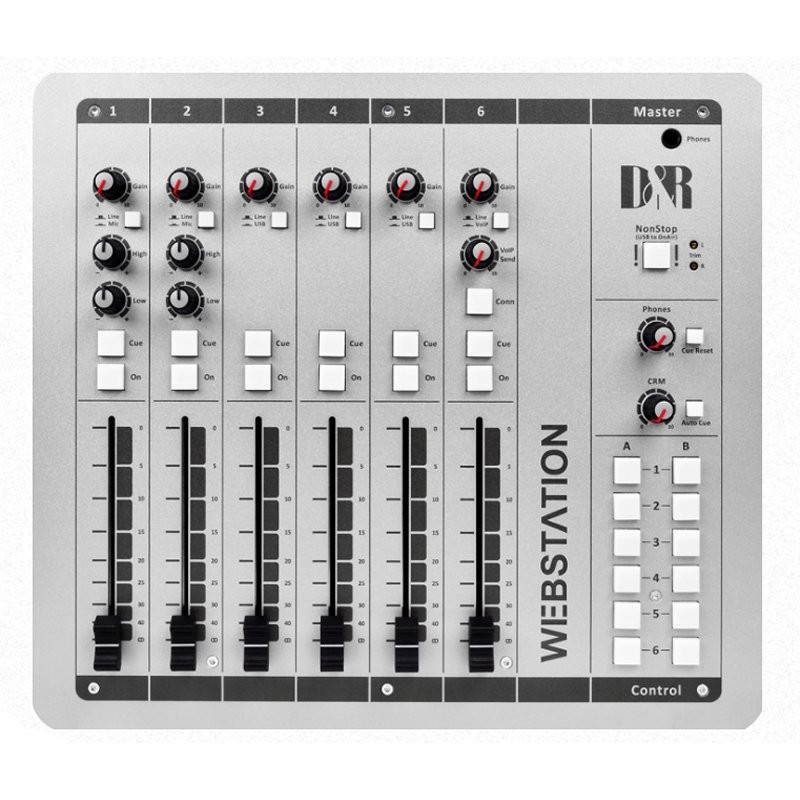 Webstation D&R Broadcast mixer
