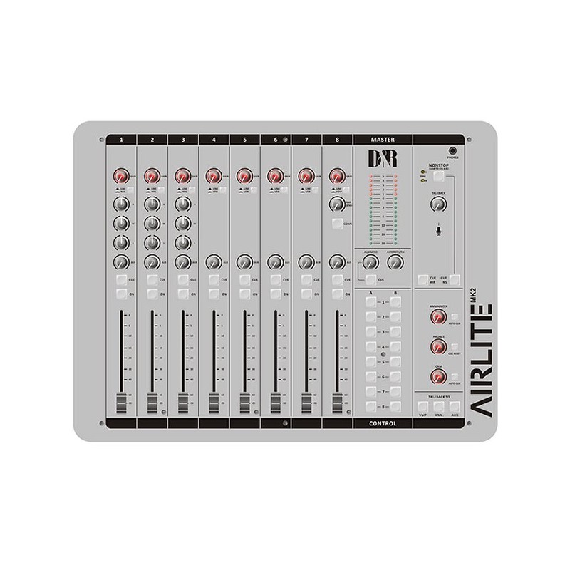D&R Airlite - USB 8 kanaals mengpaneel (1x VoIP) DEMO